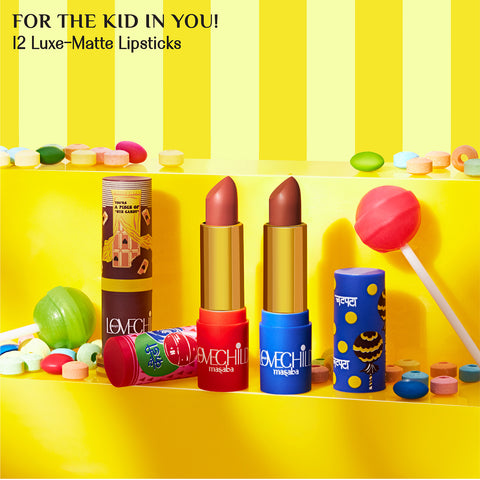 LoveChild Masaba - For the Kid in You! - 12 Paan-tastic - Luxe Matte Lipstick