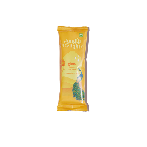 Jungly Delights Energy Bar | Honey with Amla |Glow Superfood | 5NX38g