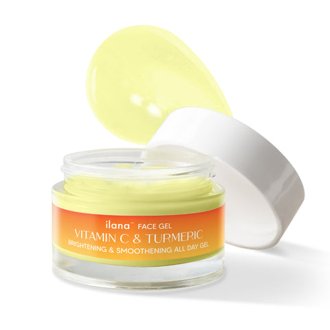 Ilana - Brightening and smoothening all day gel with 2% Vitamin C & Turmeric - For Radiant Skin - 50gms