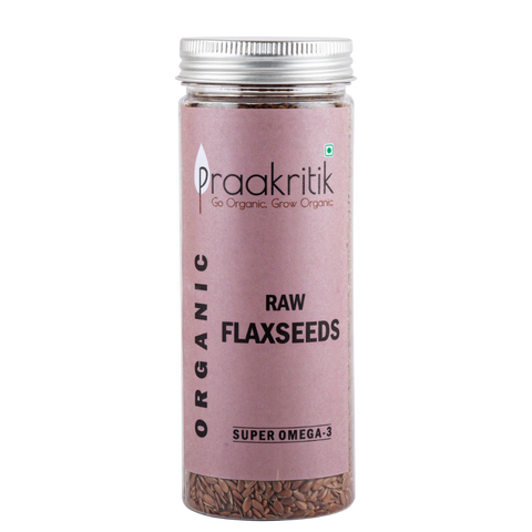 Praakritik Organic Raw Flaxseeds | 200g