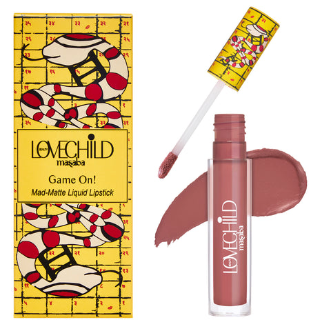 LoveChild Masaba - Game On! - 02 Ups & Downs - Mad-Matte Liquid Lipstick