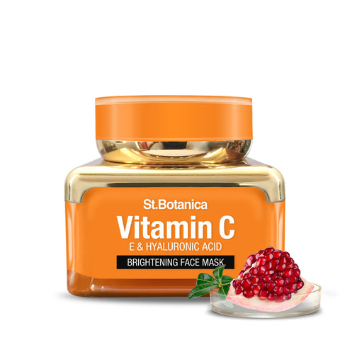 St.Botanica Vitamin C, E and Hyaluronic Acid Brightening Face Mask, for Wrinkles 50 g