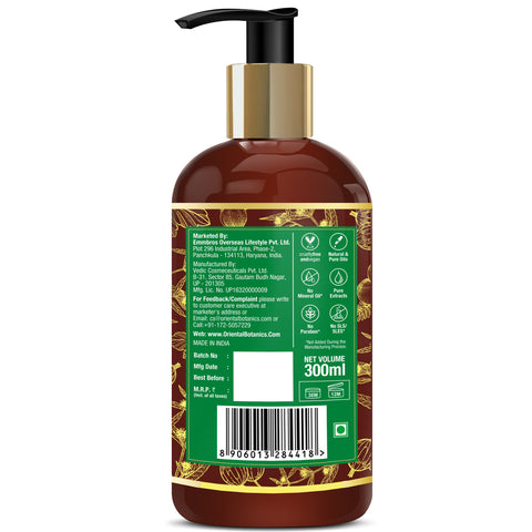 Oriental Botanics Bhringraj & Amla Hair Conditioner, No Sls/ Sulphate, Paraben For Soft, Smooth and Shiny Hair, 300 ml