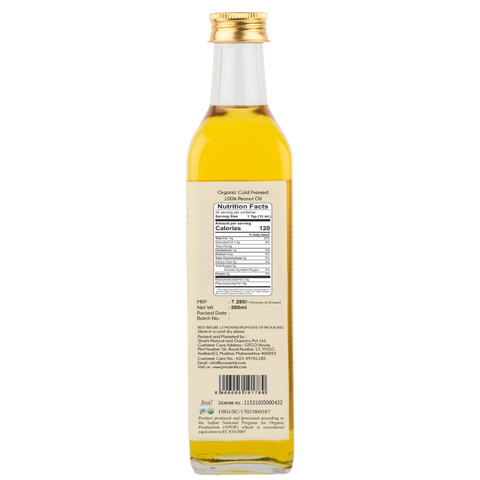 Praakritik Organic Cold Pressed Peanut Oil