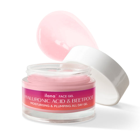 Ilana - Hydrating and nourishing all-day gel with Hyaluronic Acid & Beetroot - For mousturised and plump skin - 50gms