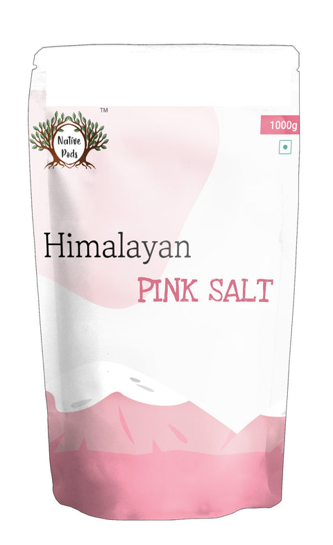 Native Pods Himalayan Pink Salt - Non-Iodized for Weight Loss & Healthy Cooking - Natural Substitute of White Salt - 84 Trace Minerals