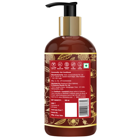 Oriental Botanics Pomegranate Vinegar Conditioner, With Golden Jojoba Oil, Almond, For Healthy, Strong Hair with Antioxidant Boost, 300 ml