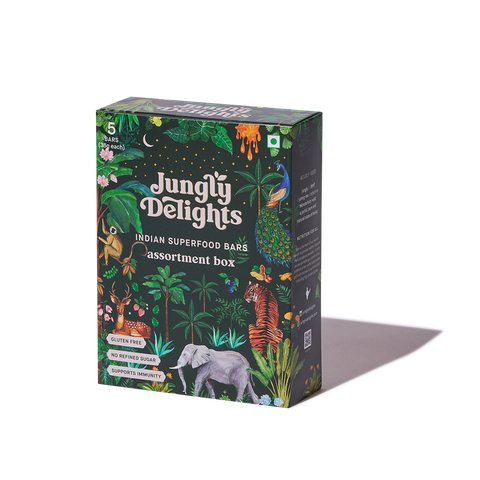 Jungly Delights Superfoods Energy Bar | Assorted | 5NX38g