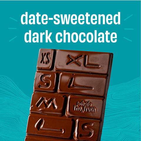 The Whole Truth Dark Chocolate - Sea Salt | Pack of 3 x80g | No Added Sugar | Sweetened Only with Dates | 79% Cocoa, 29% Dates, 1% Sea Salt | No Artificial Flavours | Portion Controlled | 100% Vegetarian