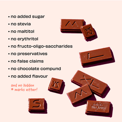 The Whole Truth Dark Chocolate | Combo Pack of 3 | 3 X 80gm | 55% Dark + Hazelnut + Almond Raisins | No Added Sugar, only Dates