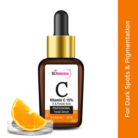 St.Botanica Vitamin C 15%, E & Ferulic Acid Professional Face Serum, 20 ml