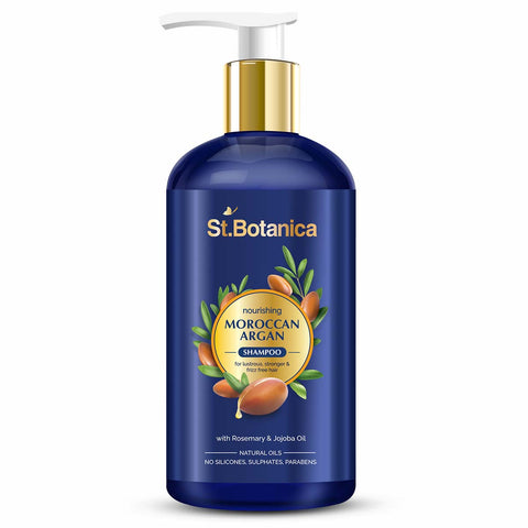 St.Botanica Moroccan Argan Hair Shampoo With Organic Argan Oil (No Sulphate & Paraben), 300ml