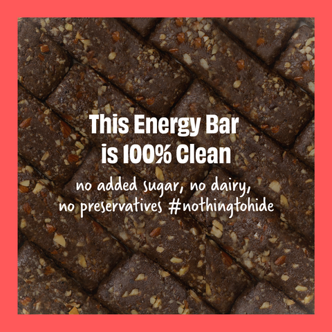 The Whole Truth - Energy Bars | Mocha Almond Fudge | Pack of 6 x 40g | Dairy Free & Sugarfree | No Artificial Sweeteners | Vegan | No Preservatives | All Natural | Healthy Snack