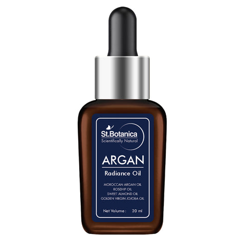 St.Botanica Argan Radiance Face Oil - Skin Brightening, Anti Aging & Anti Wrinkle Serum, 20 ml (STBOT499)