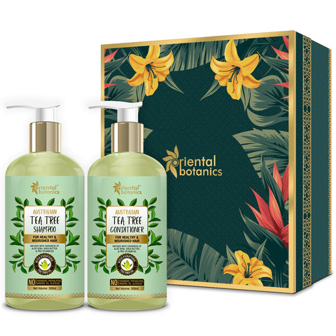 Oriental Botanics Australian Tea Tree Shampoo + Conditioner (300ml each)