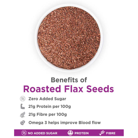 True Elements Roasted Flax Seeds