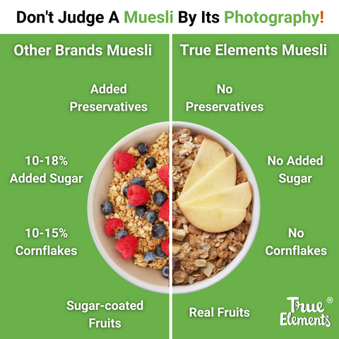 True Elements No Added Sugar Muesli