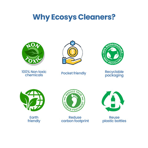 Ecosys Disinfectant Floor Cleaner I Kid and pet safe I Non-toxic