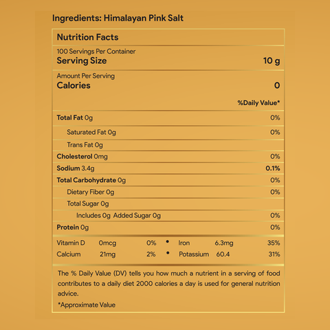 Himalayan Native Himalayan Pink Salt Granules | 600G