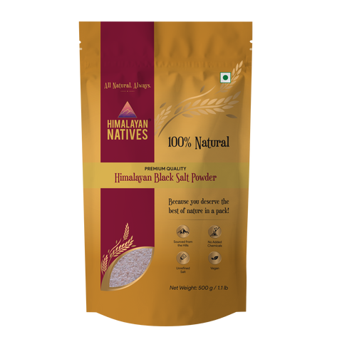 Himalayan Native Black Salt Powder | 500G