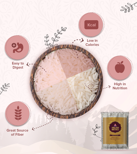 Himalayan Native Premium Sona Masuri White Rice | 5KG