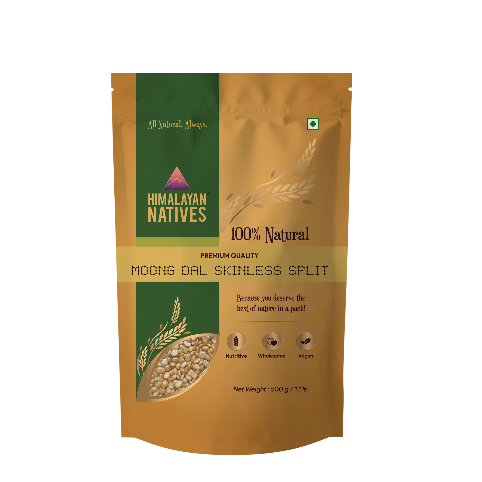 Himalayan Native Moong Dal Skinless Split | 500G