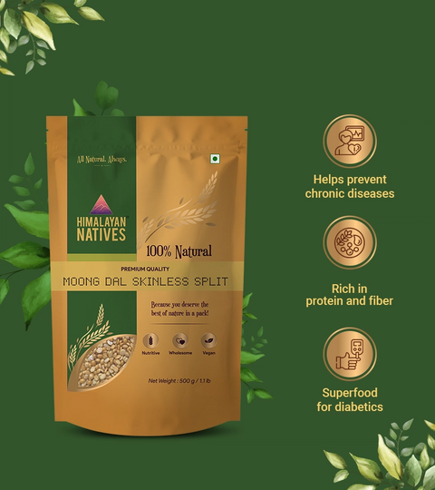 Himalayan Native Moong Dal Skinless Split | 500G