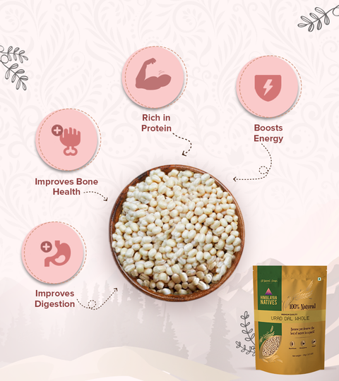 Himalayan Native Urad Dal Whole | 500 gm