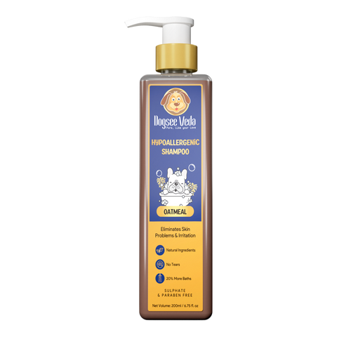 Dogsee Veda Hypoallergenic Shampoo | Oatmeal | For Dogs