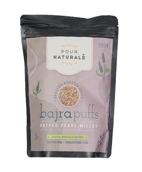 Pour Naturale Bajra Puffs: Pack of 4 x 100gm