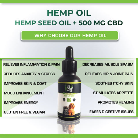 Cure By Design Hemp Oil with 500gm CBD 30ml