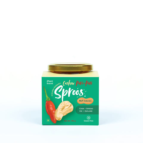 Sproos Nut Sauce | Cashew Peri-Peri | No Preservative | No Added Sugar | 190gm