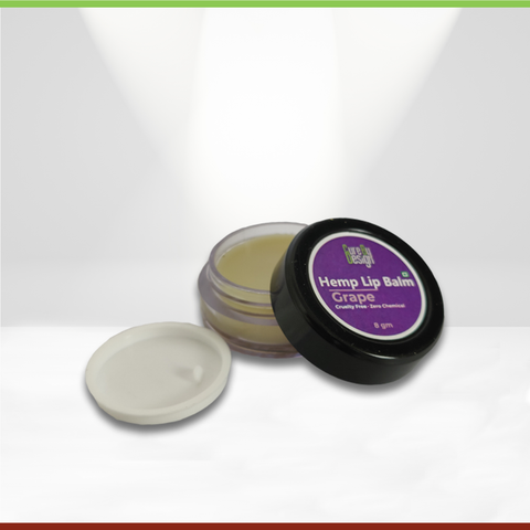 Cure By Design Hemp Lip Balm Grape 8gm