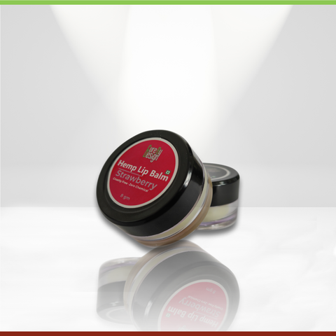 Cure By Design Hemp Lip Balm Strawberry 8gm