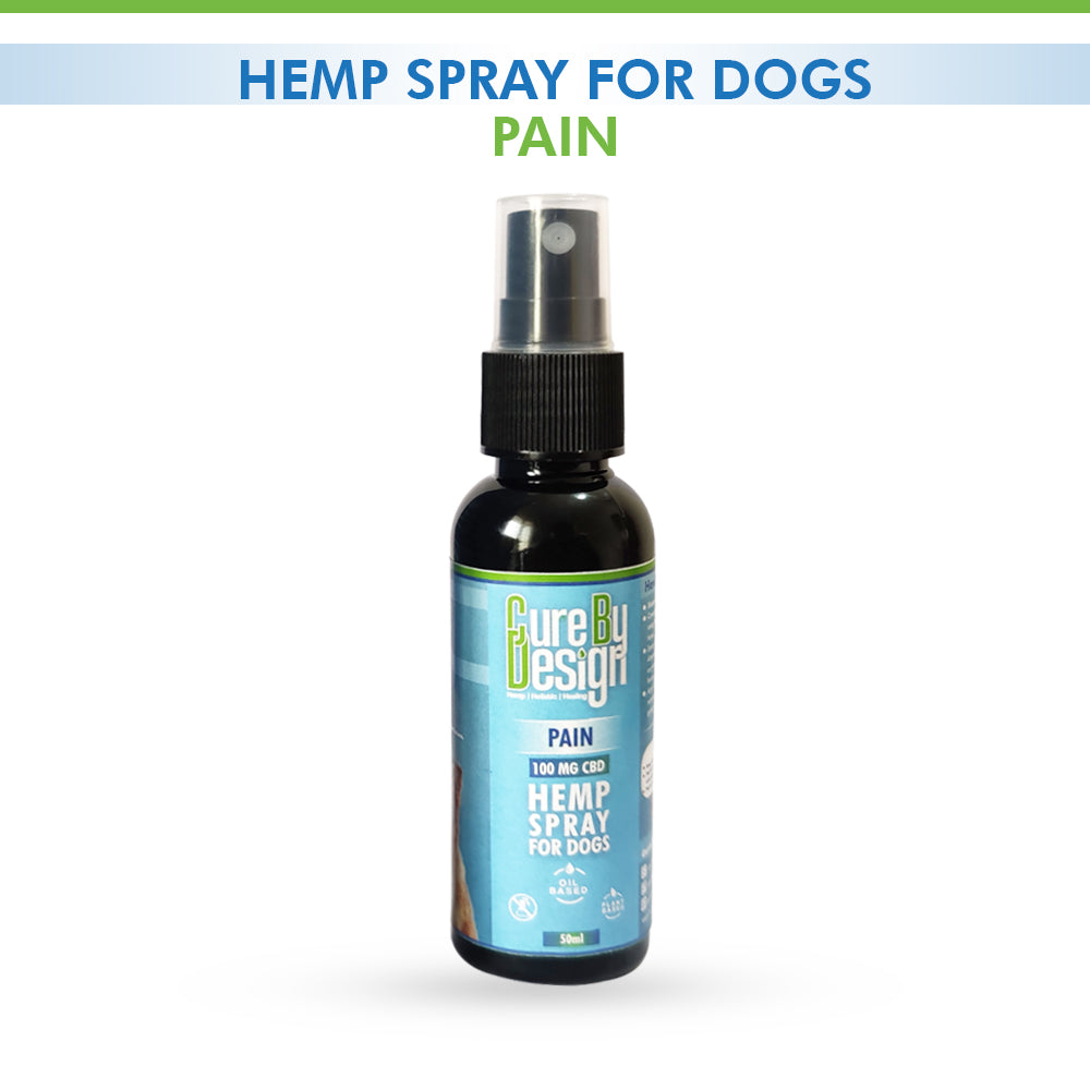 Cure By Design Hemp Spray for Pets - Pain