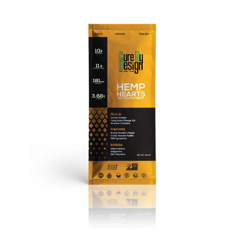 Cure By Design Hemp Hearts - Hulled Hemp Seeds