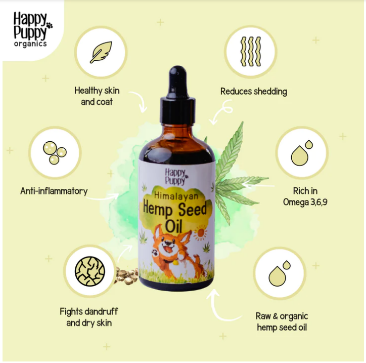 Happy Puppy Organics Hemp Seed Oil 100 ml