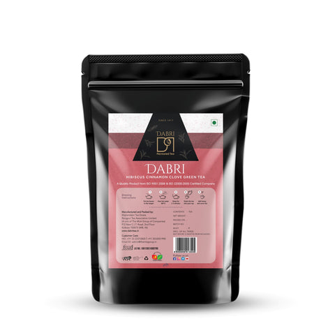 Dabri Hibiscus Cinnamon Clove Green Tea | 100 gm