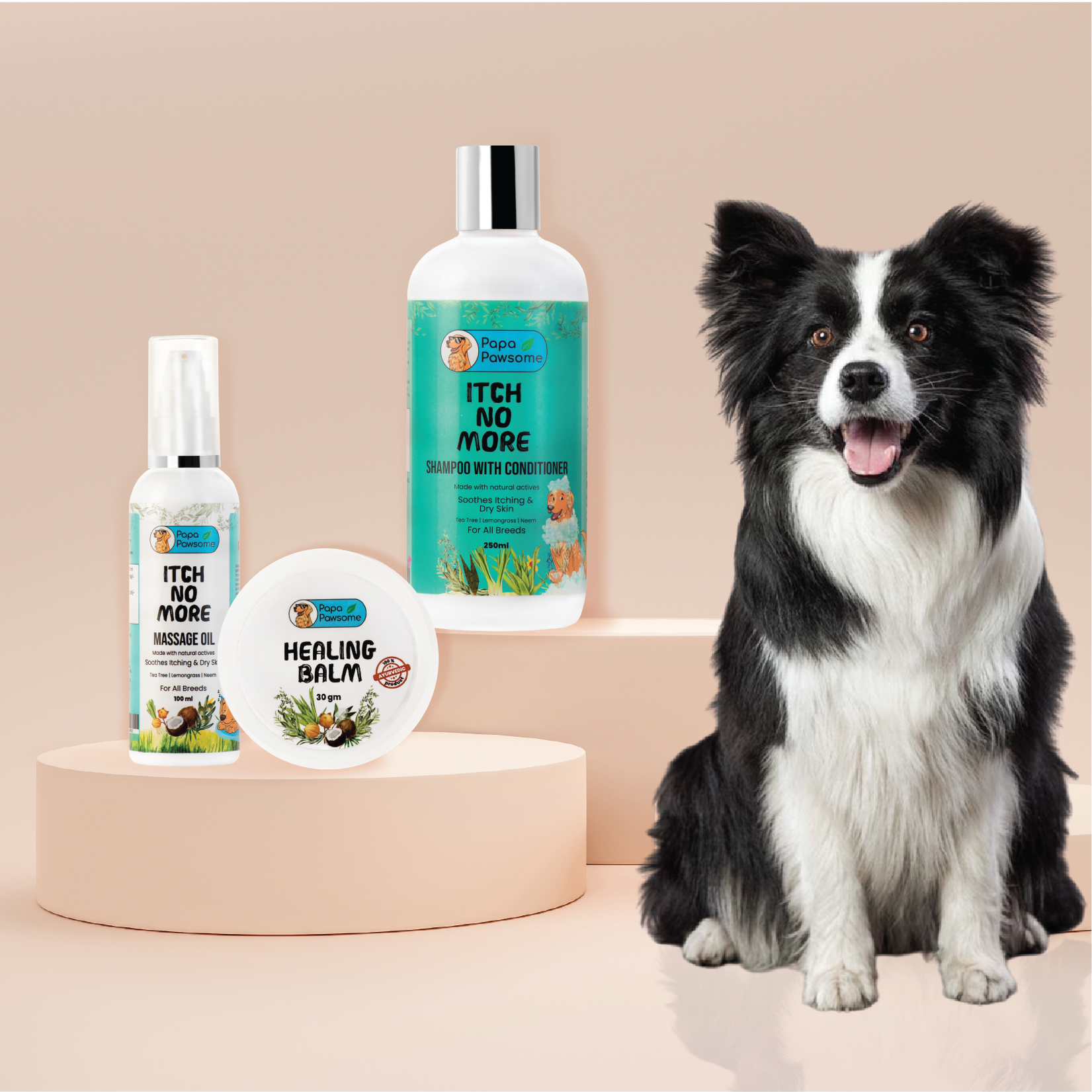 Papa Pawsome Itch No More / Monsoon Care Kit Pro