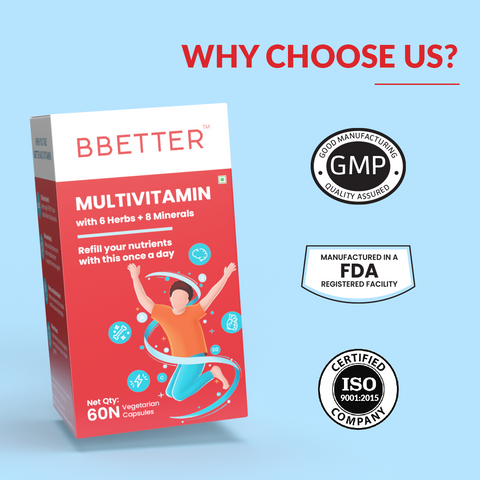 BBetter Multivitamin Capsules I 60 Veg Capsules