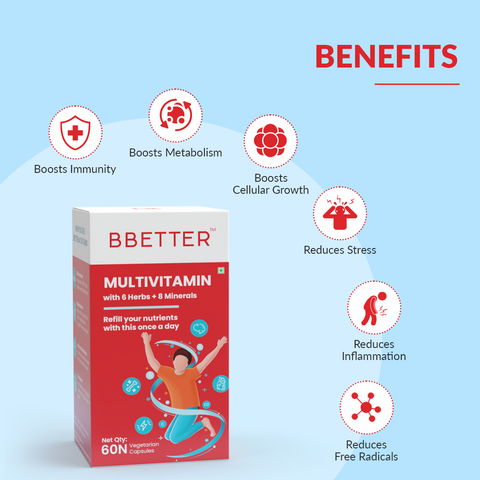 BBetter Multivitamin Capsules I 60 Veg Capsules