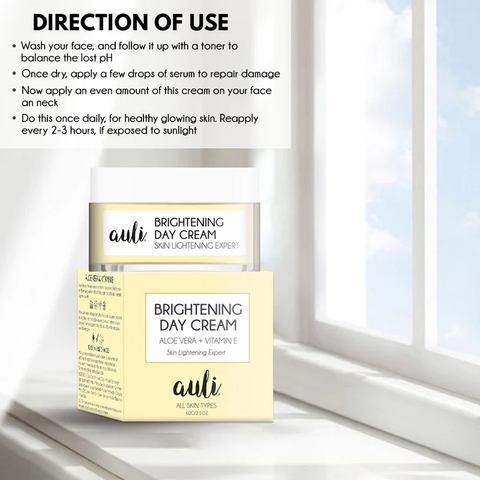 Auli Skin Brightening Day Cream with SPF | 50gm