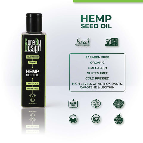 Cure By Design Hemp Seed Oil