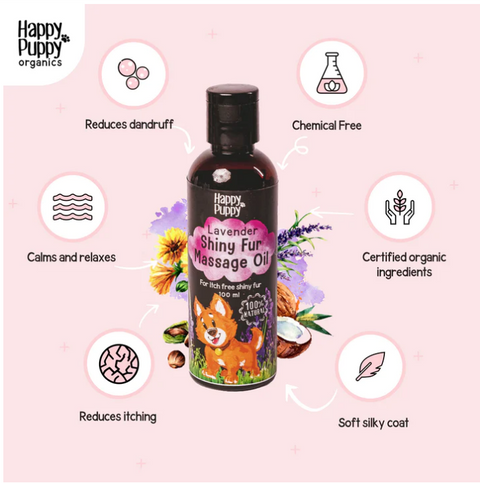 Happy Puppy Organics Shiny Fur Spa Oil 100 ml