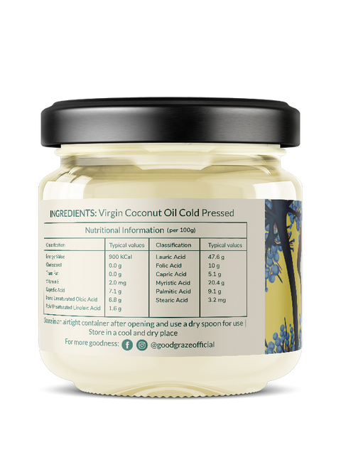 Good Graze Virgin Coconut Oil | Cold Pressed | 300 ml