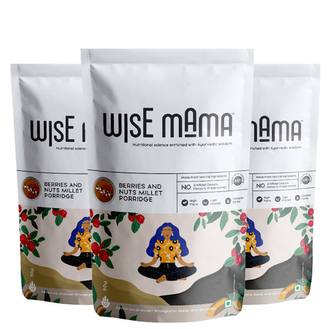 Wise Mama Millet Porridge | Berries & Nuts