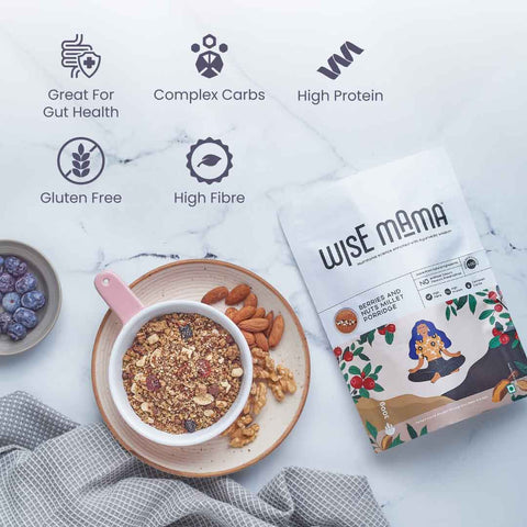 Wise Mama Millet Porridge | Berries & Nuts