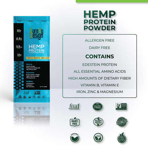 Cure By Design Hemp Protein Powder