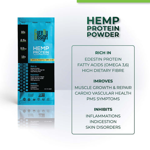 Cure By Design Hemp Protein Powder